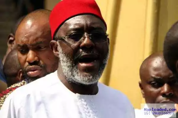 Photo Of PDP Chieftain, Olisa Metuh, In Court Today